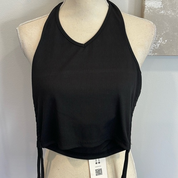 Black Halter Top by Romwe (nwt) - Picture 2 of 4